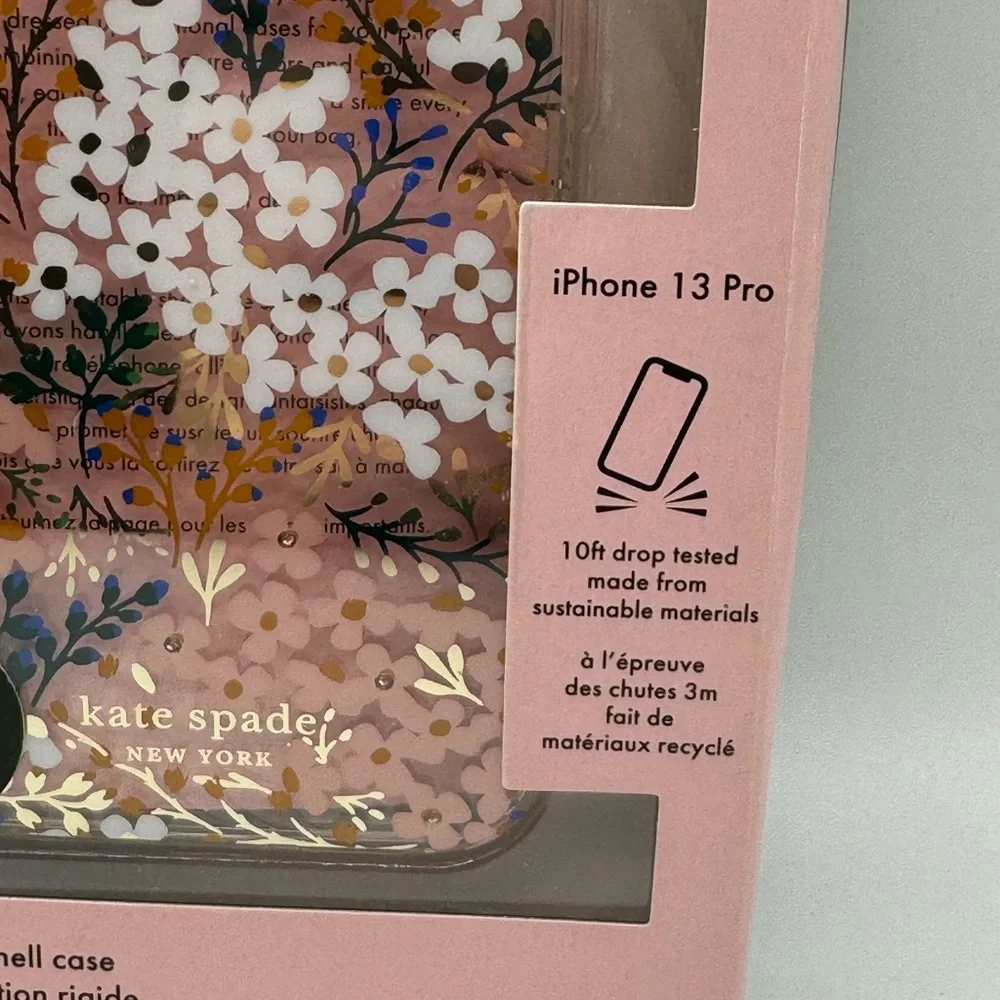 Kate Spade Hard Shell‎ Case for IPhone 13 Pro NEW